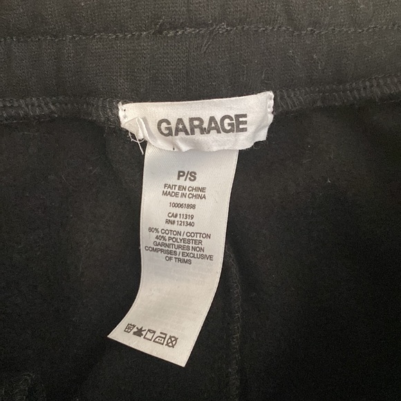 NEW Garage girlfriend joggers black size small - Picture 7 of 7